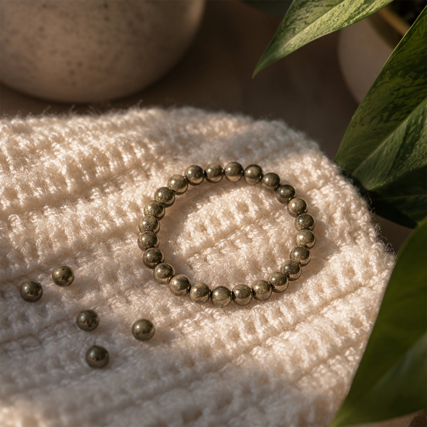 Pyrite Money Magnet Bracelet