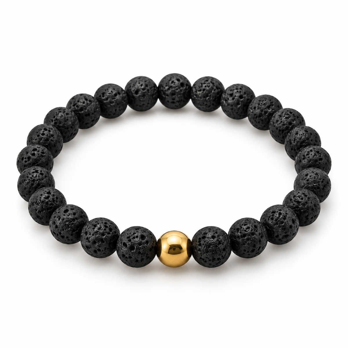 Lava Stone Grounding Bracelet
