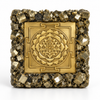 Siddh Shree Yantra on Raw Pyrite Frame