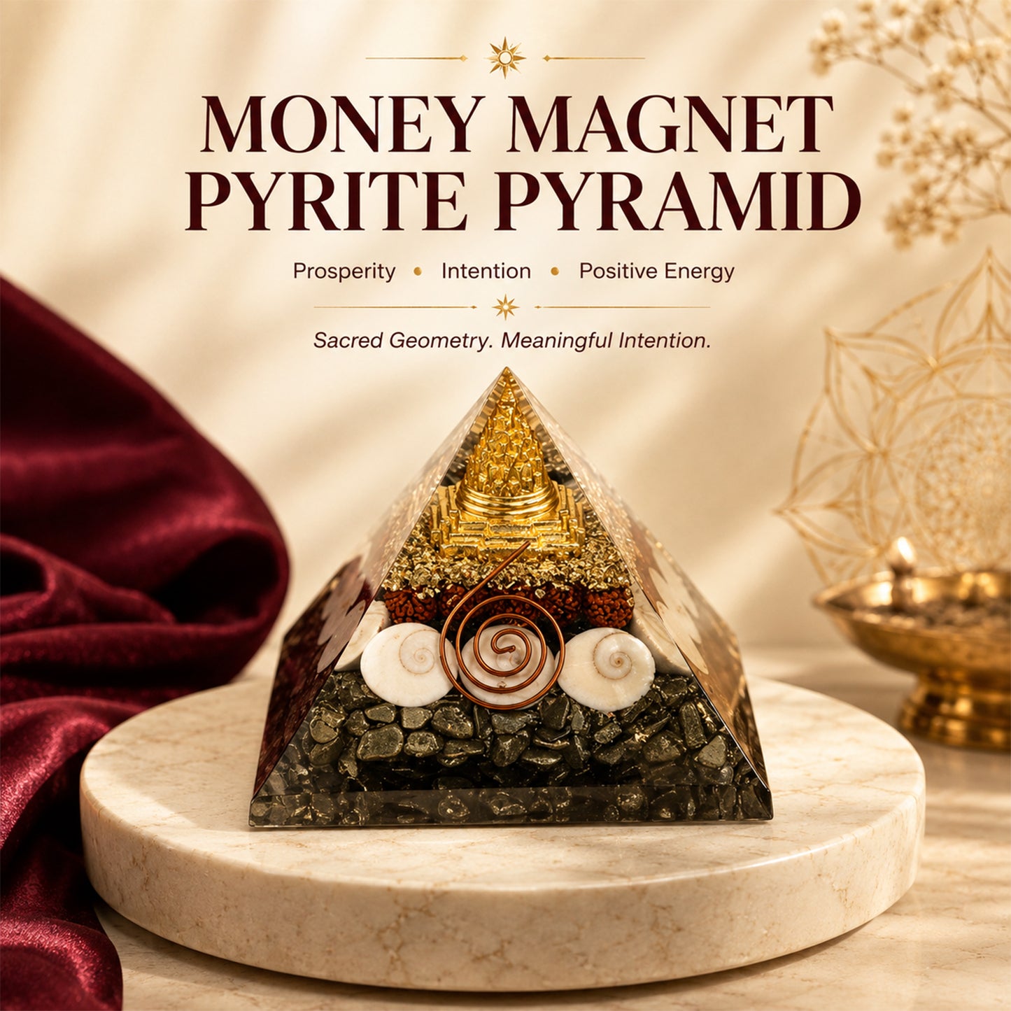 Gomti Chakra Lakshmi Pyramid