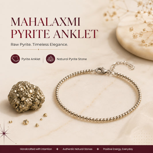Mahalaxmi Pyrite Anklet