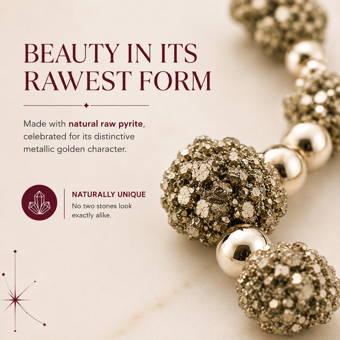 Mahalaxmi Pyrite Anklet