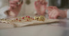 Close-up of jewelry being admired and worn
