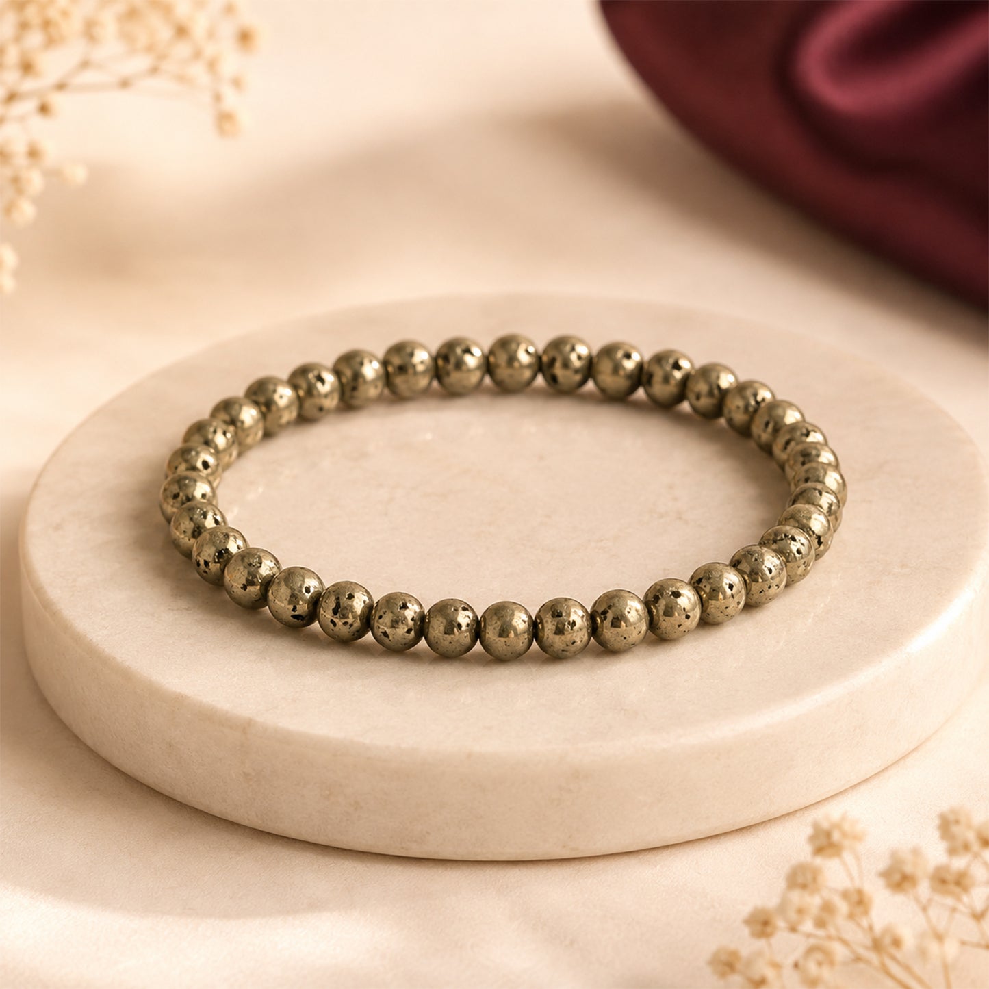 Pyrite Money Magnet Bracelet
