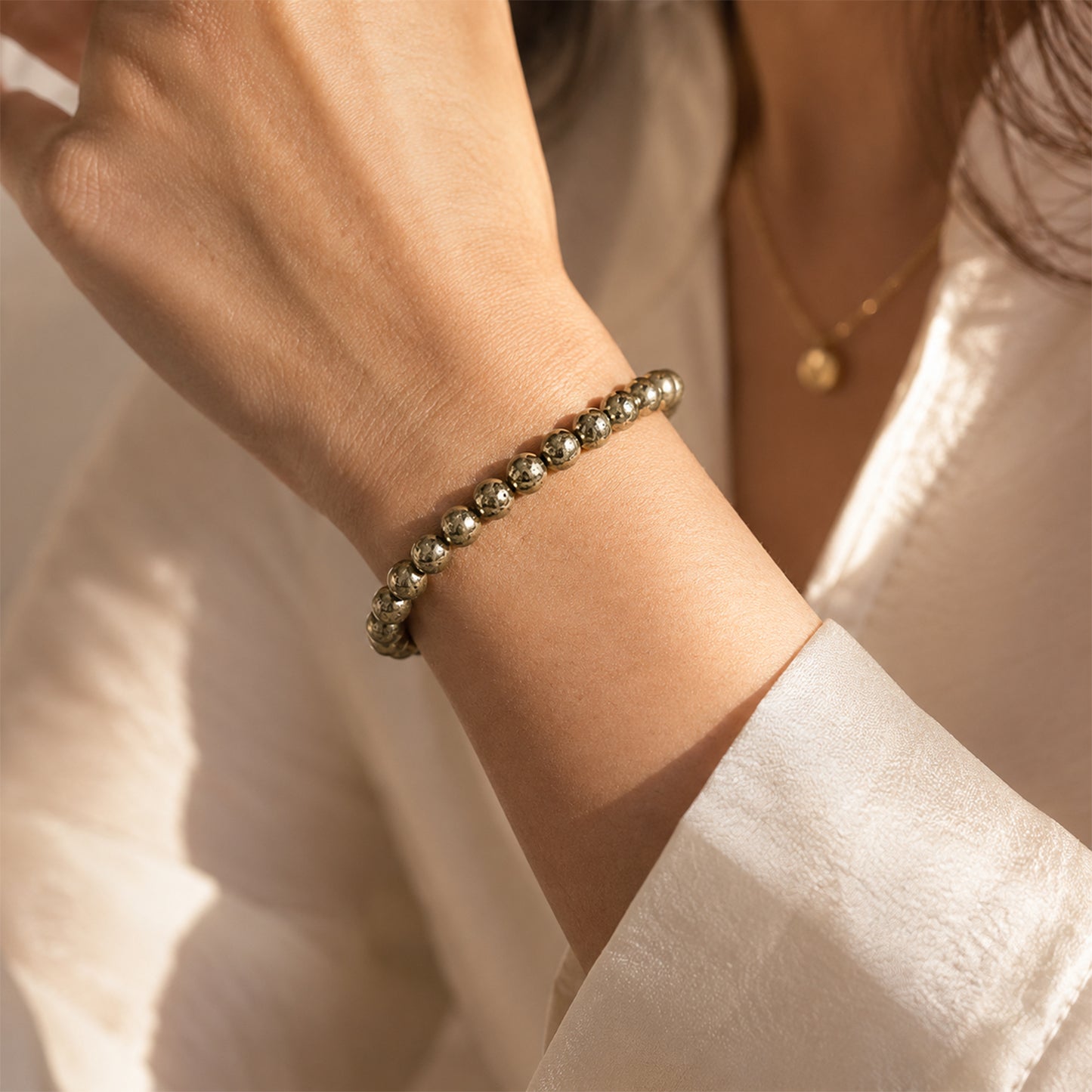 Pyrite Money Magnet Bracelet