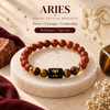 Aries Zodiac Bracelet — Red Jasper & Tiger Eye