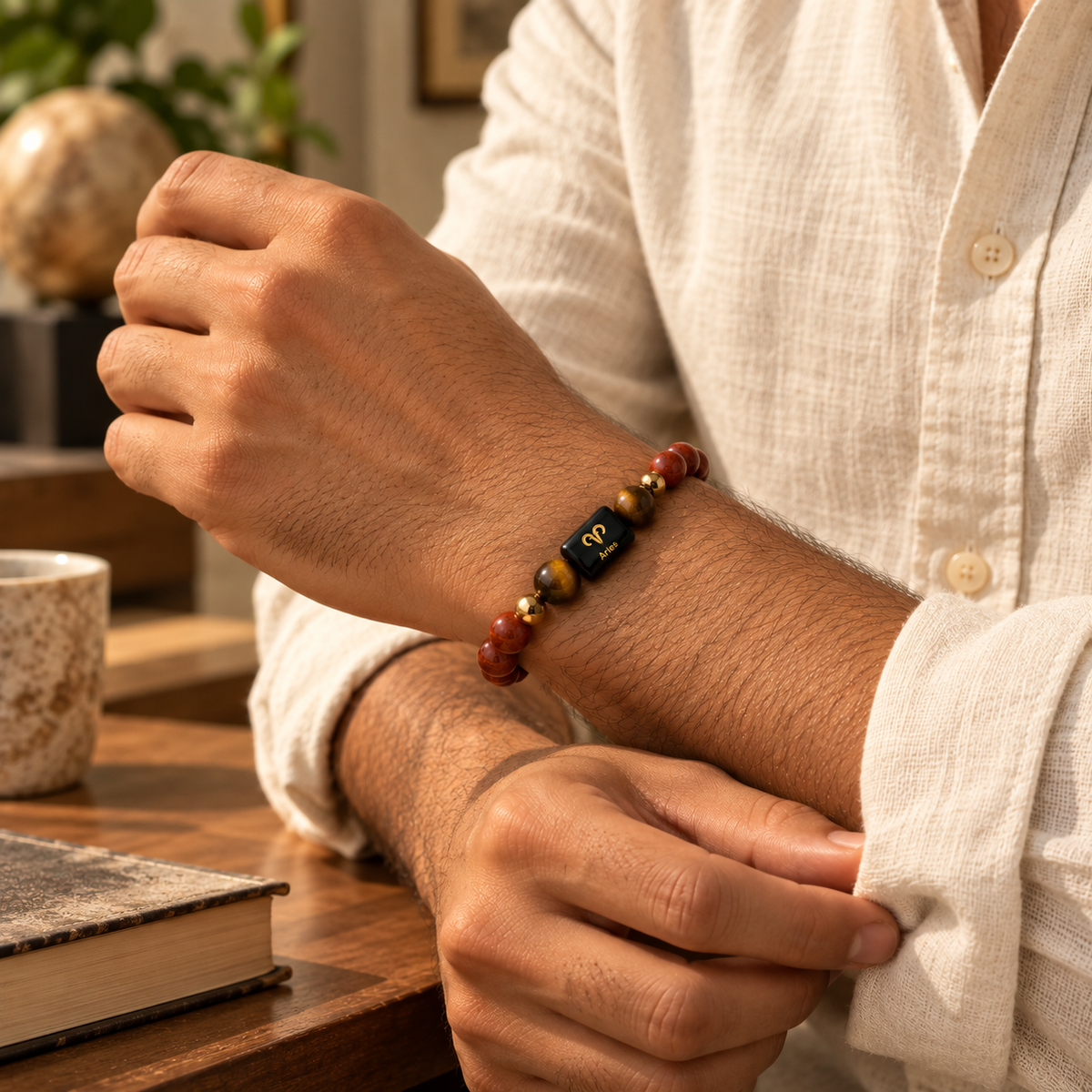 Aries Zodiac Bracelet image 4