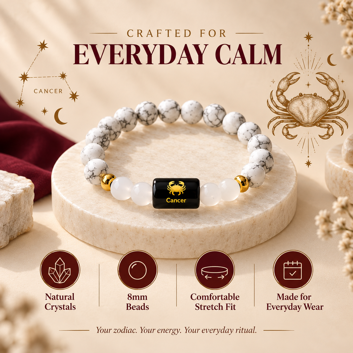 Cancer Zodiac Bracelet image 4
