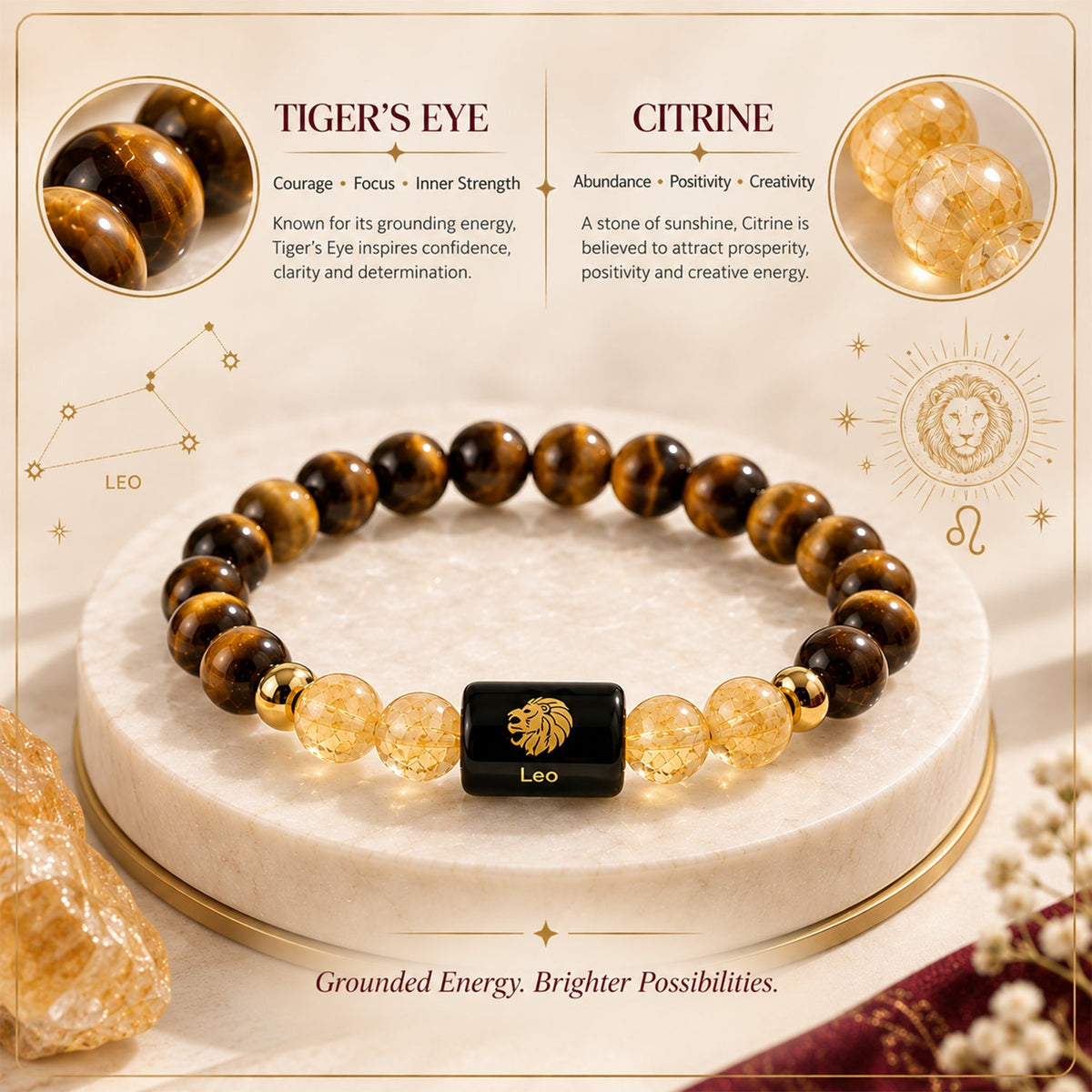 Leo Zodiac Bracelet image 2