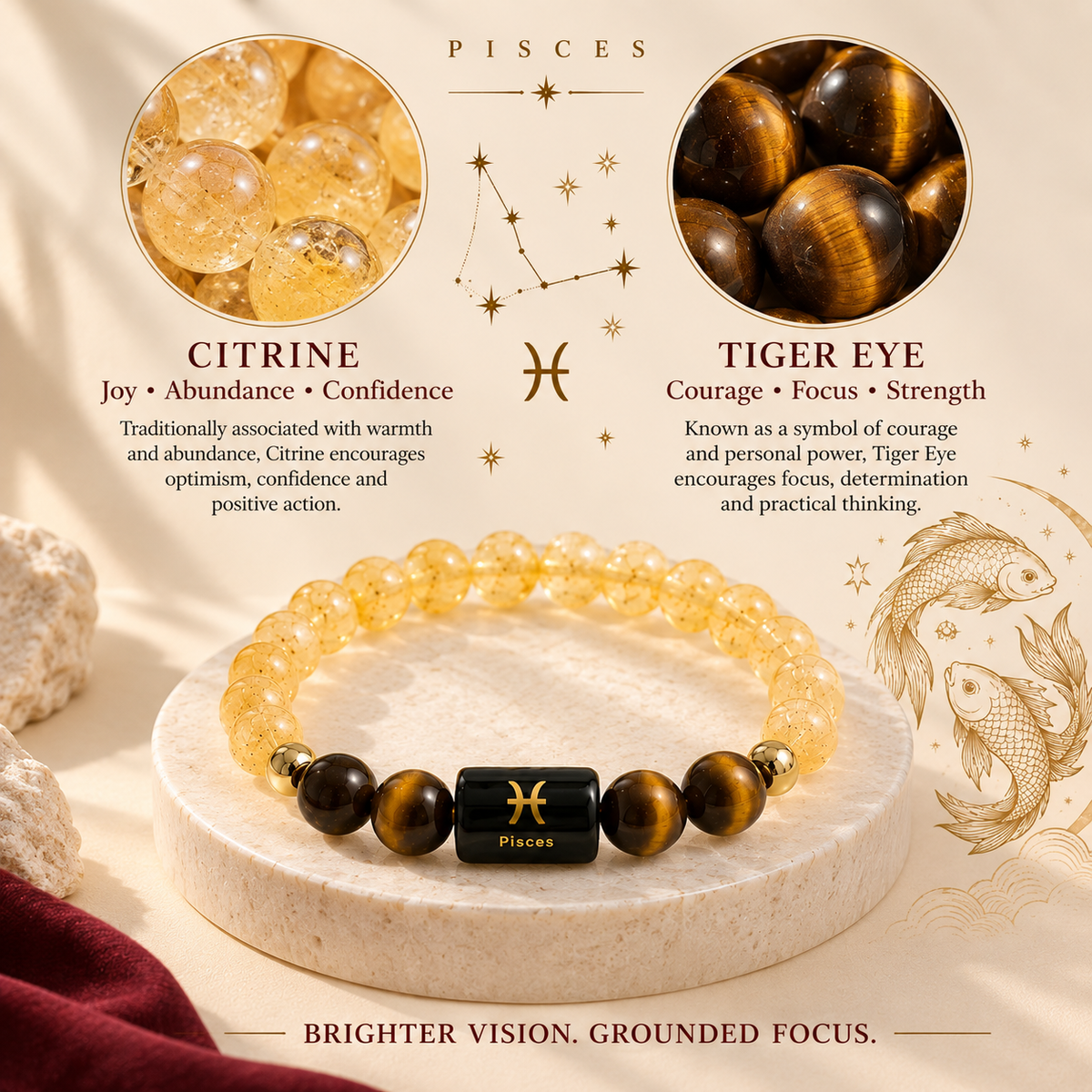 Pisces Zodiac Bracelet image 4