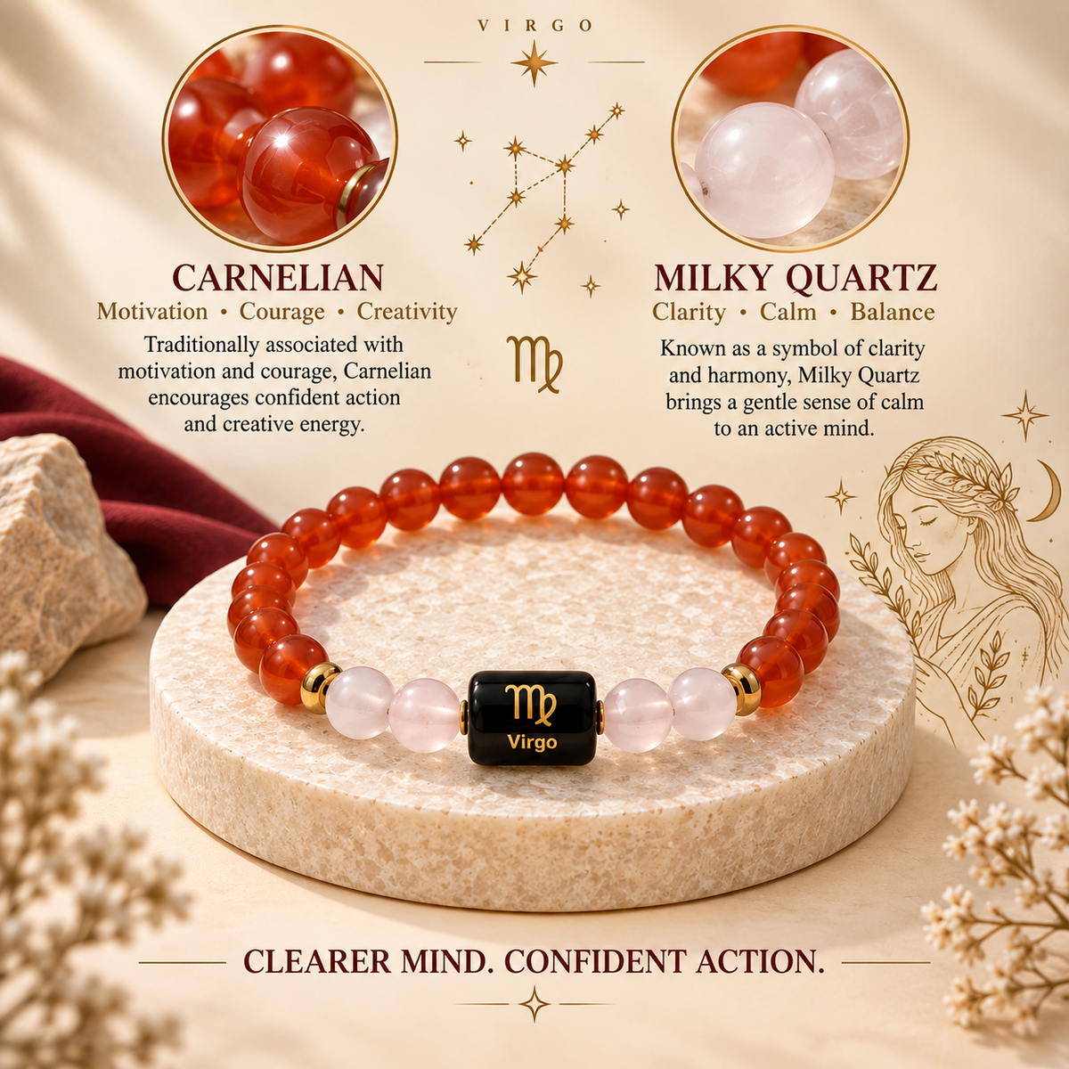 Virgo Zodiac Bracelet image 2